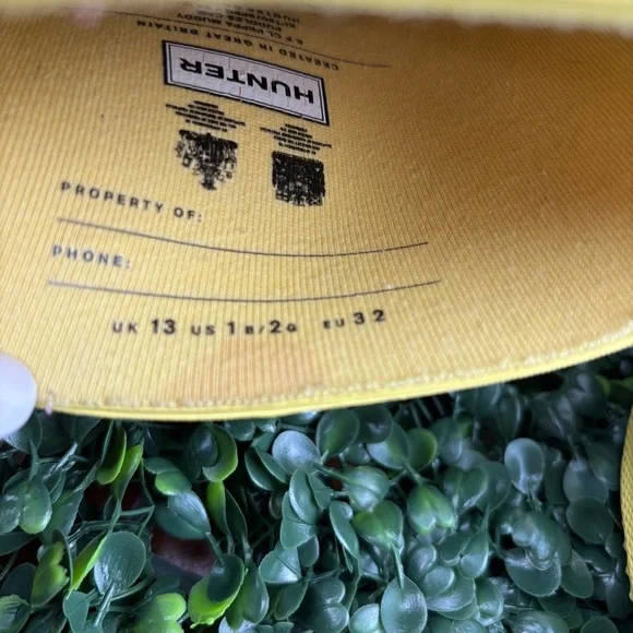 HUNTER X PEPPA PIG CLASSIC MUDDY PUDDLES WELLINGTON BOOTS SIZE 1 kids - Picture 9 of 9